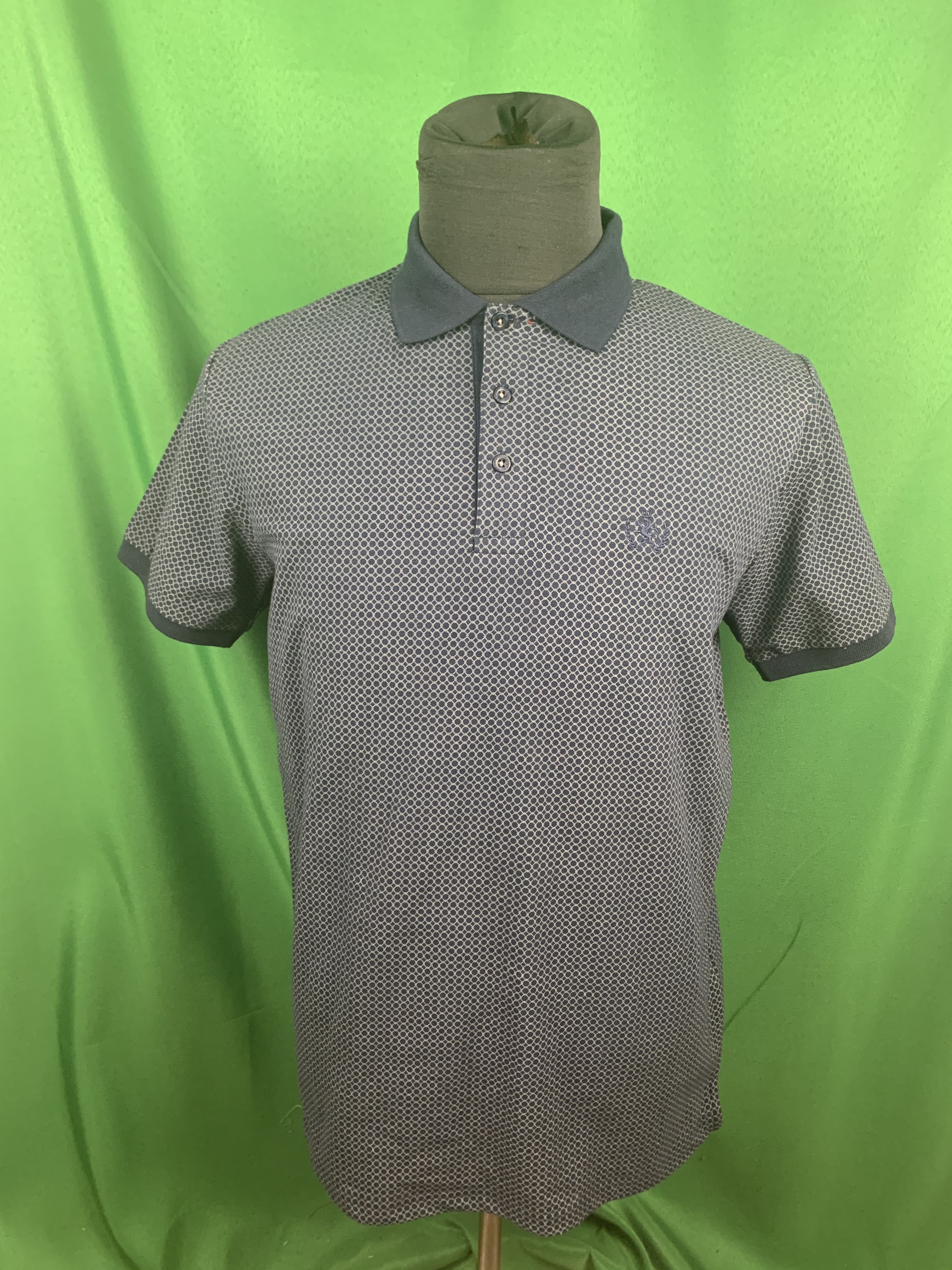 QX20-070 Cotton Spandex Full Print Polo Shirt