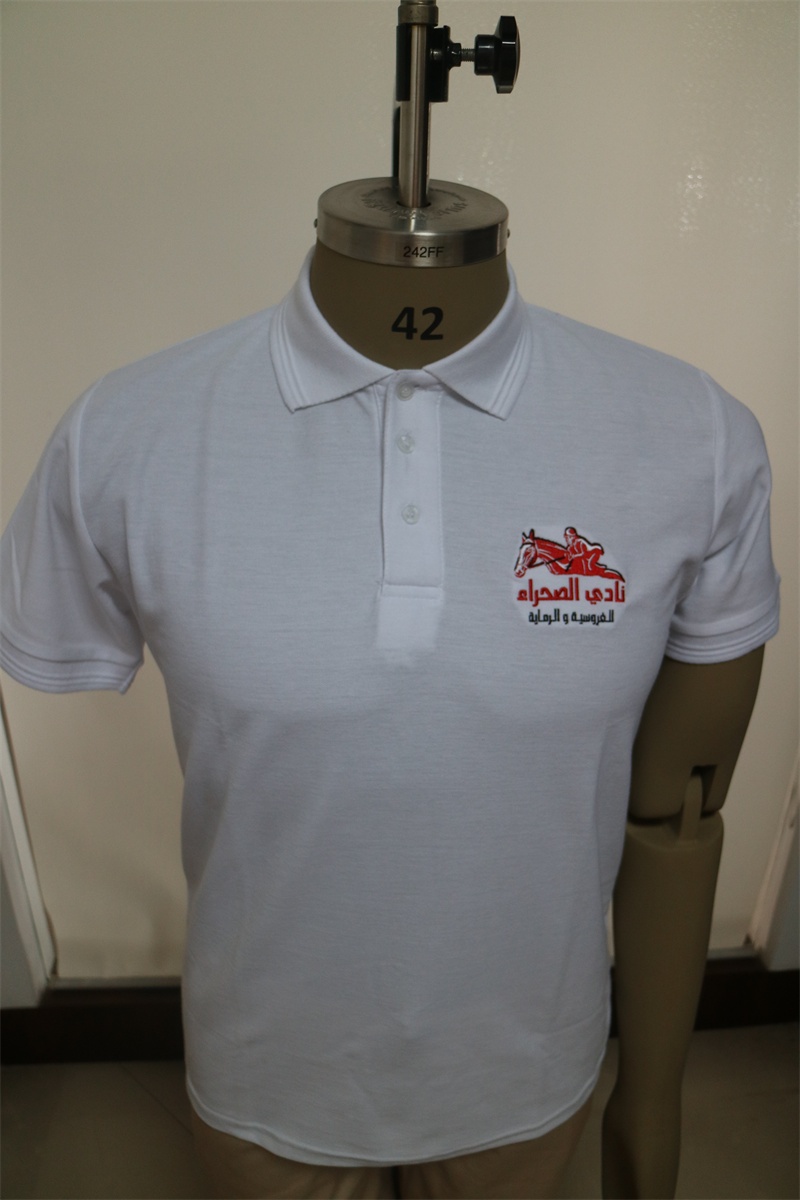 Men's T/C Pique Polo Shirts with Embroidery and Printing