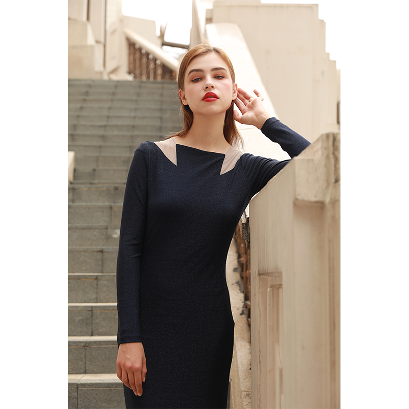 Women's Clover Collar Dress