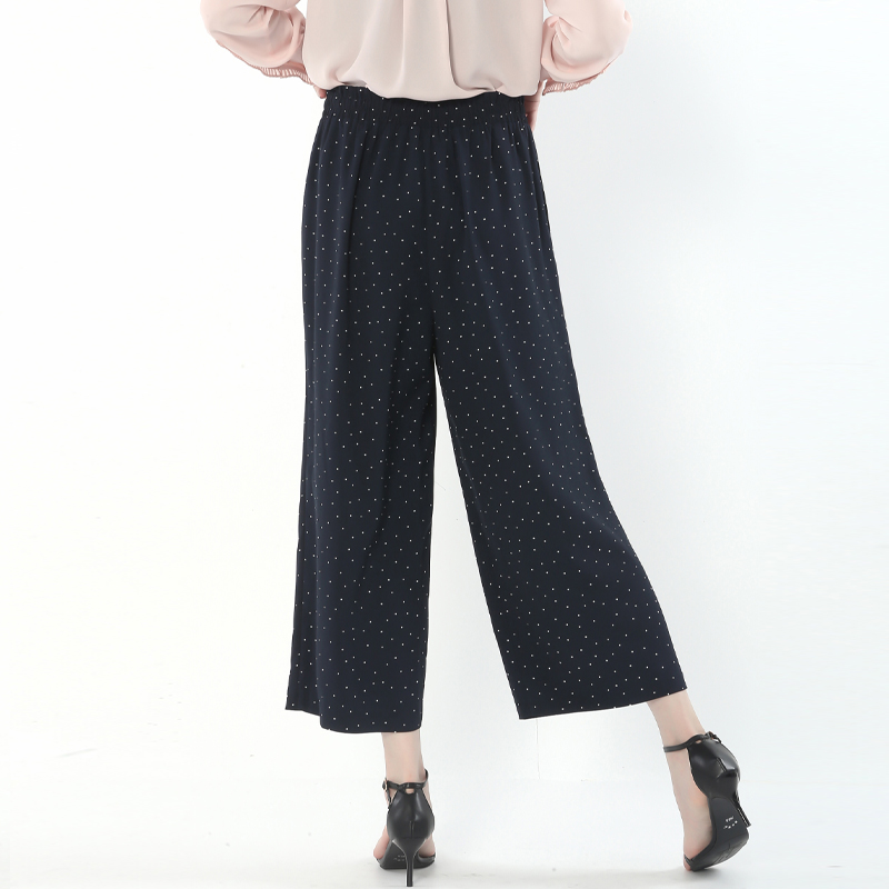 Ladies' Polyester Long Pants with Belt
