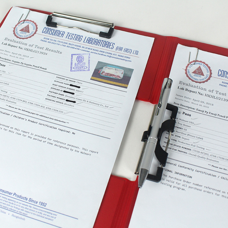 Double-Sided Folder with Vertical and Horizontal Clamps