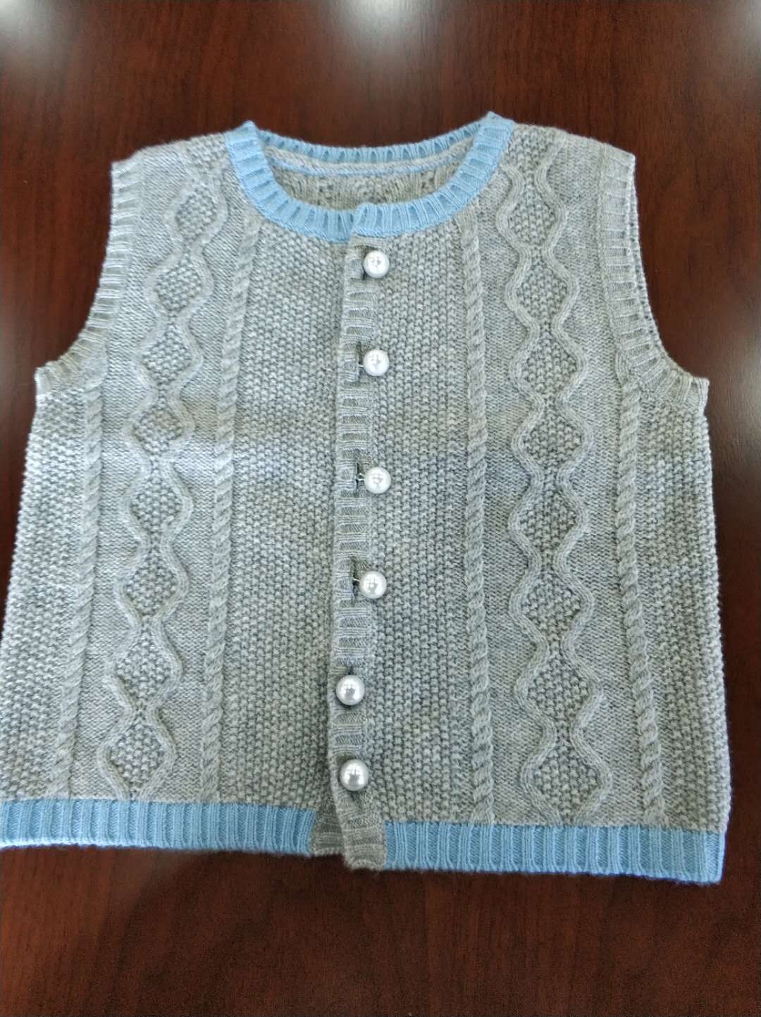 Girl's 100% Cashmere Knitting Vest