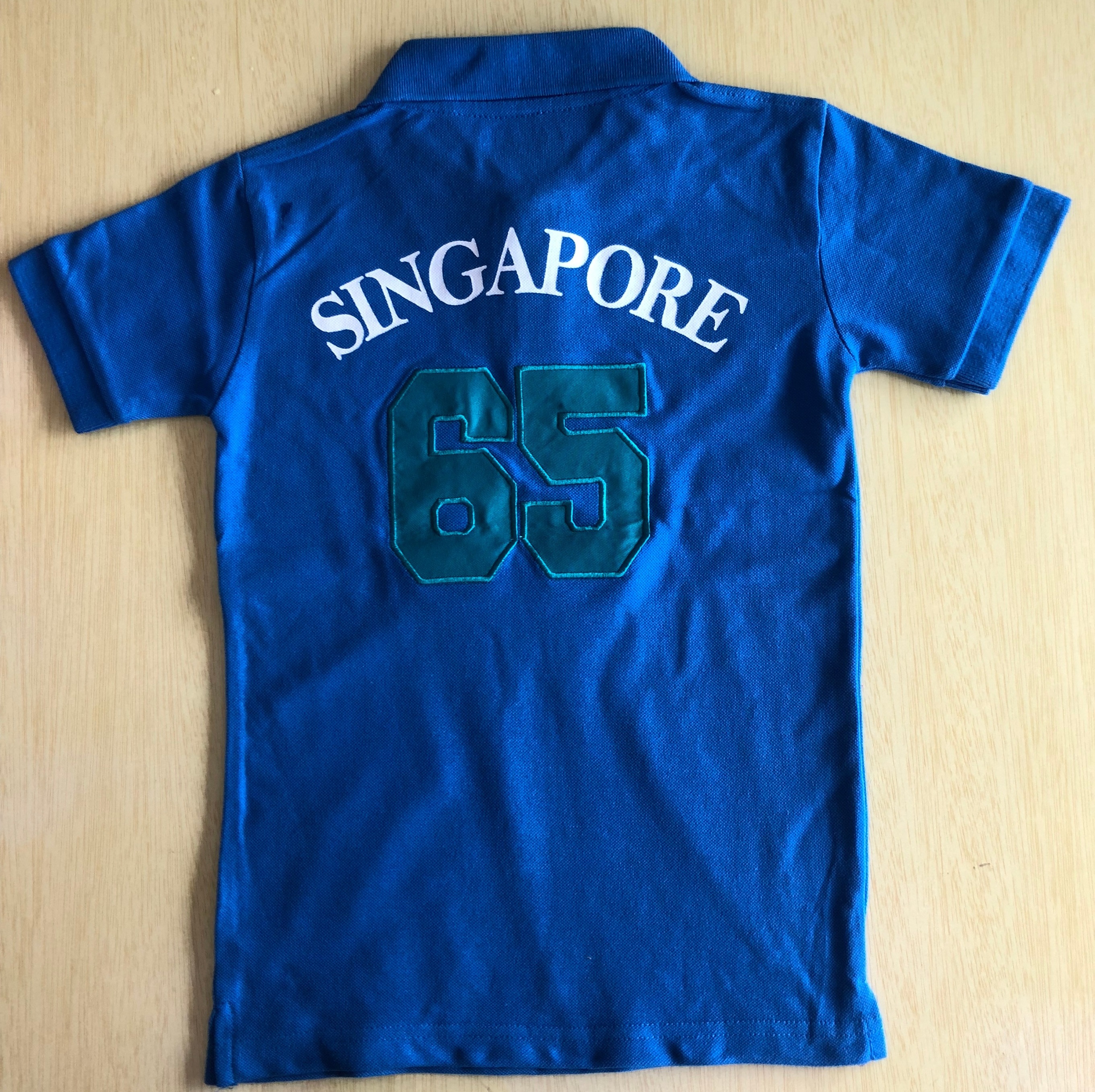 Boys' Embroidered and Printed Short Sleeve Pique Polo Shirt