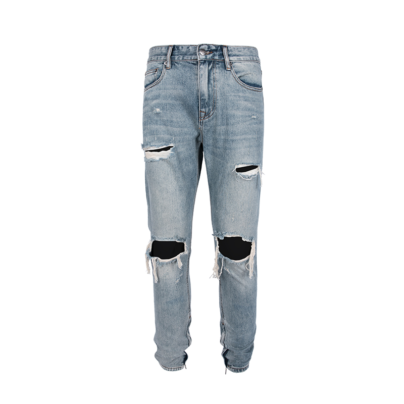 New Style Loose Fit Men's Ripped Jeans