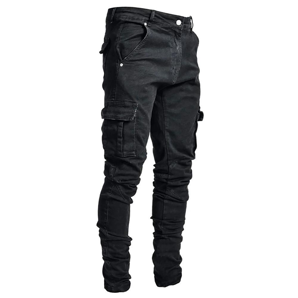 Men's Custom Slim Skinny Wax Denim Jeans