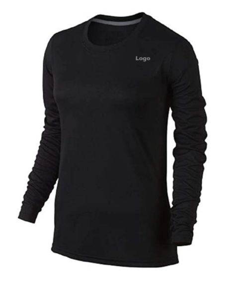 Custom Women's Dry Fit Long Sleeve Athletic Fitness T-Shirt