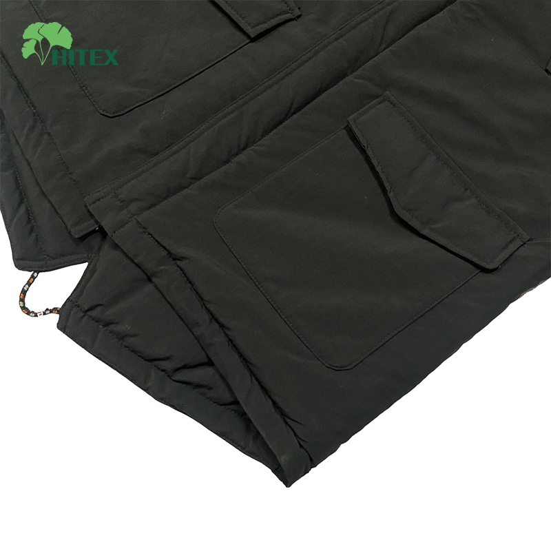 Men's Nylon Woven Padded Winter Jacket