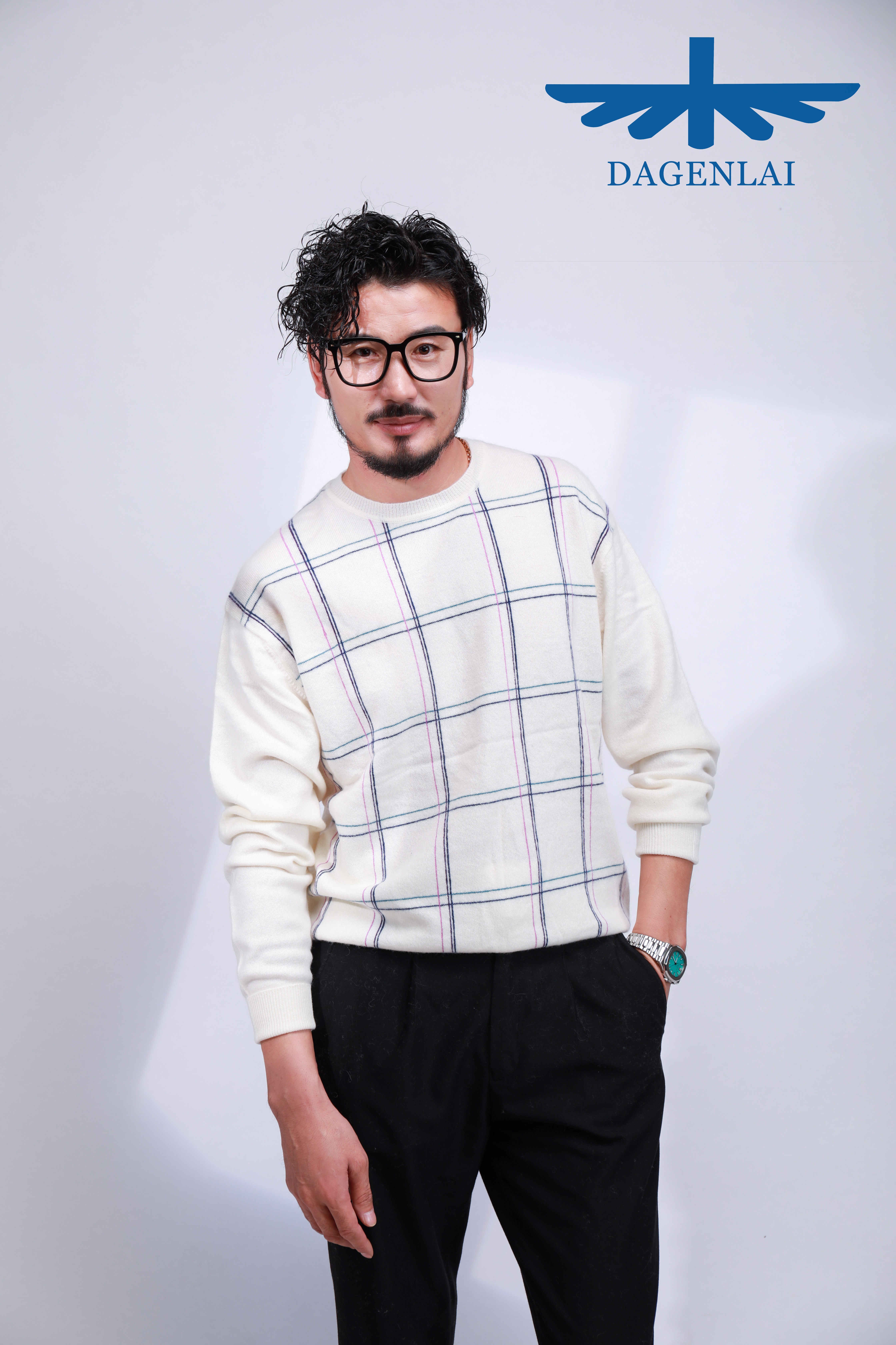 Men's Checked Pullover