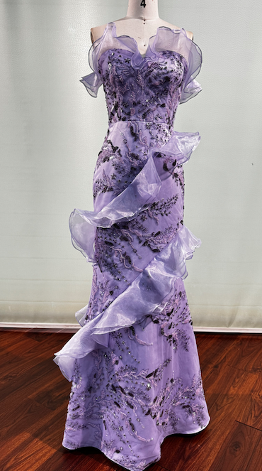 Purple Evening Gown