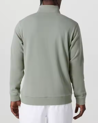 Men's Basic Pullover with Two Pockets and 1/4 Zipper