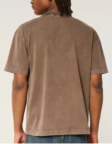 Benta Vintage Round Neck Cotton T-Shirt for Men and Women