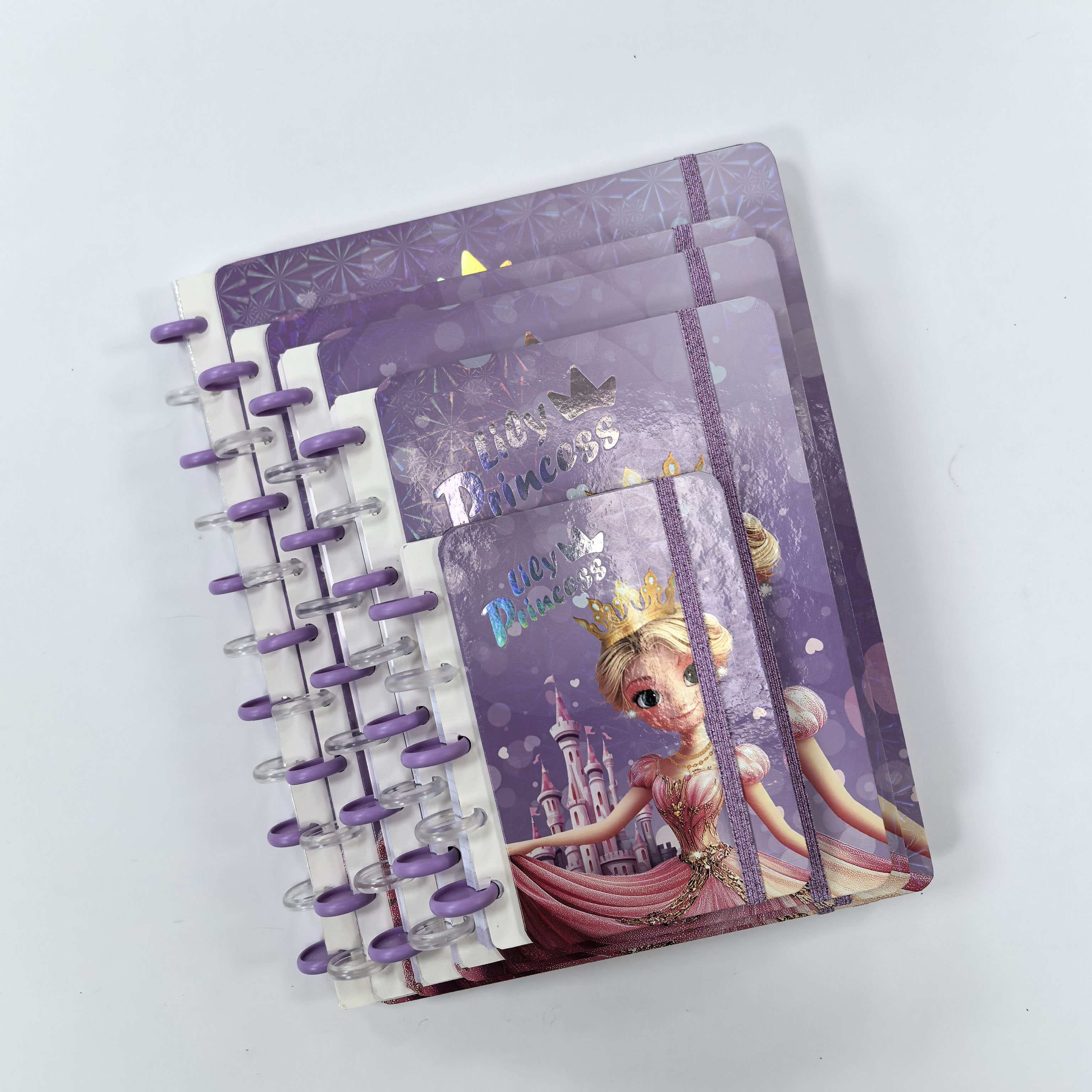 Mushroom-themed diary notebook with 9 clasps