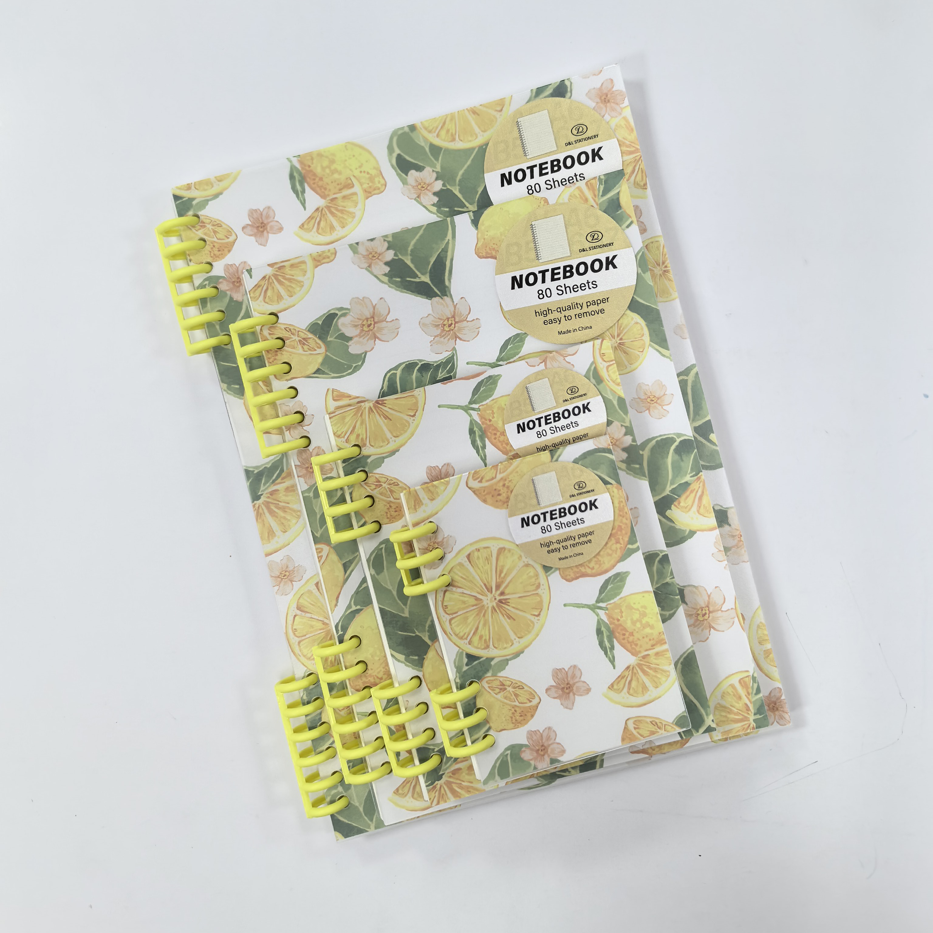 A6 Adhesive Ring Spring Binder Notebook