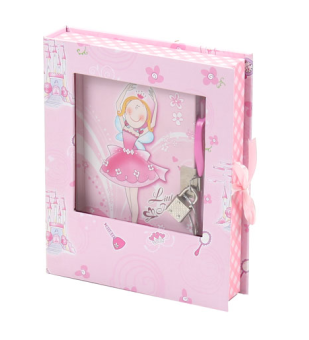 Notebook with Lock and Ballpoint Pen Gift Box