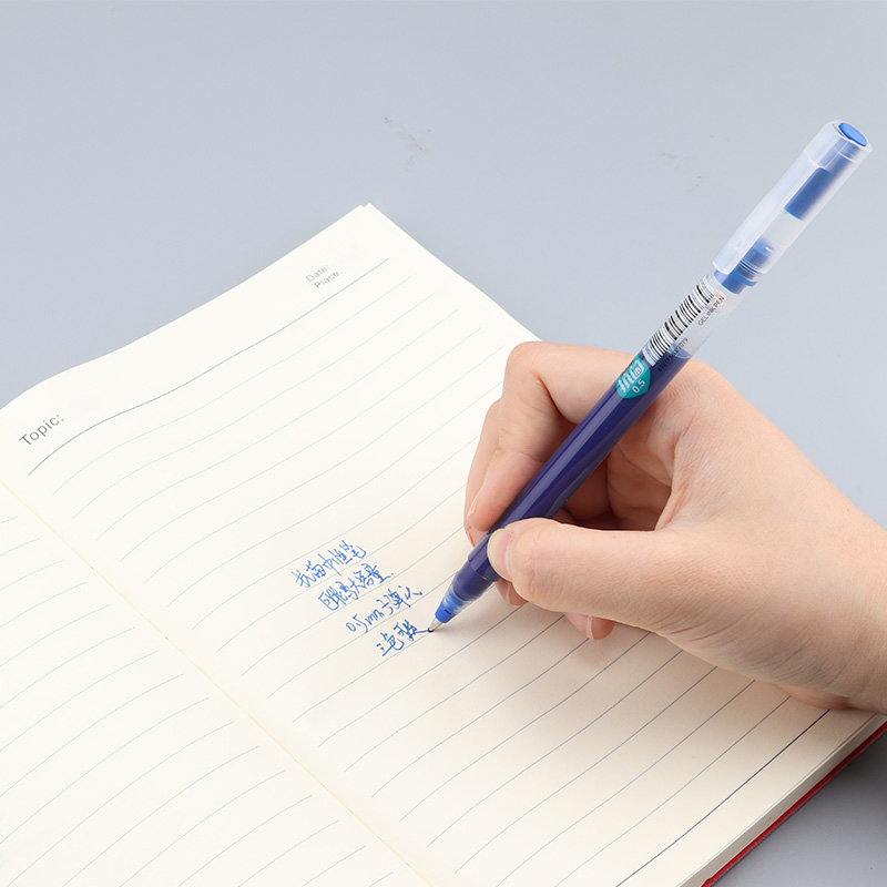 KJ09 Anti-Bacterial Gel Pen, 0.5mm, Jumbo Capacity, Black, Blue, Red