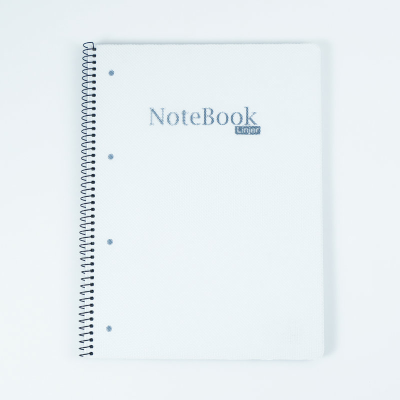 Spiral Notebook with Dotted and Colored PP Cover
