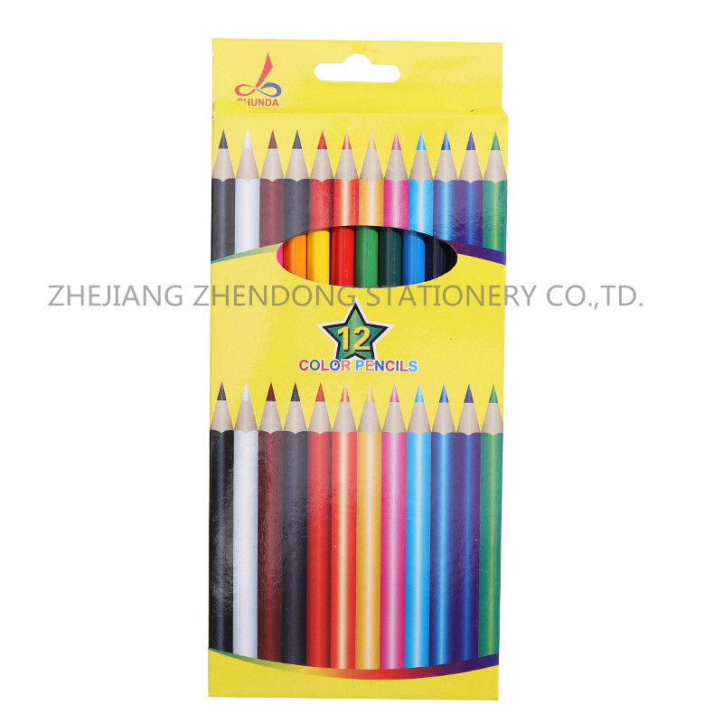 7-inch colored pencils in sets of 6, 12, 18, 24, or 36