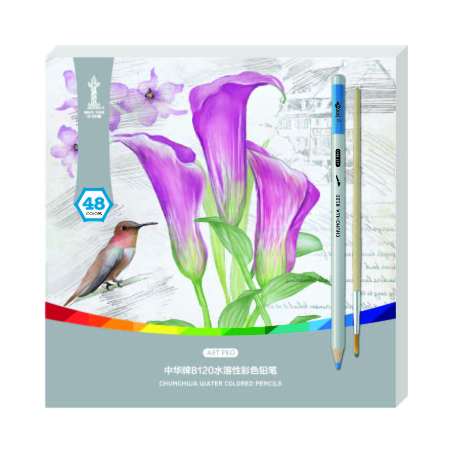 Chunghwa 8120 Assorted Watercolor Pencils