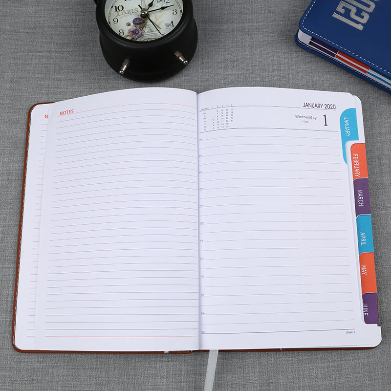 WANSHIFA 2021 Creative Design Color Printed Hard Cover Notebook