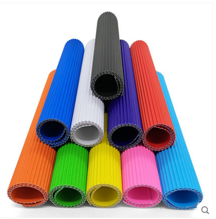 Metallic and Colored Corrugated Craft Paper
