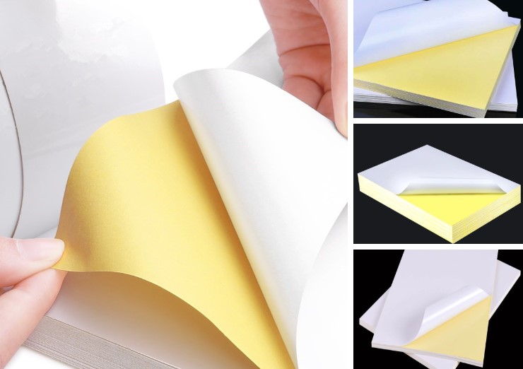 Glossy, Semi-glossy, Matt Adhesive Sticker Paper