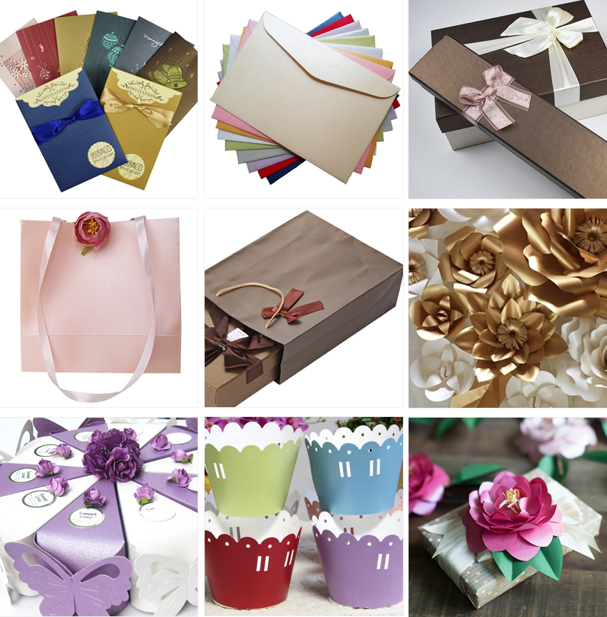 Pearlescent Paper for Wrapping, Gift Packing, and Crafts
