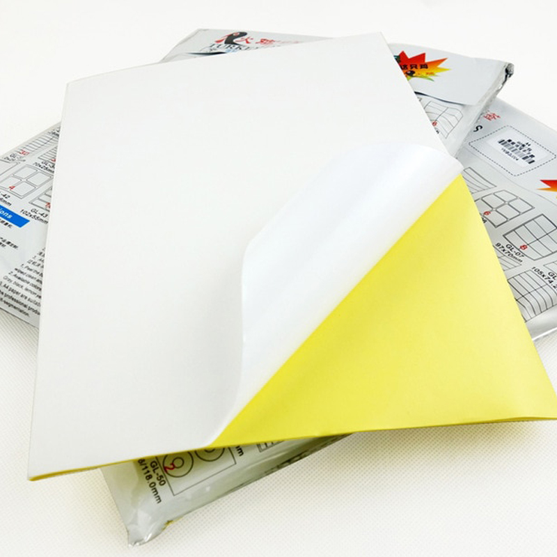 Glossy, Semi-glossy, and Matt Self-Adhesive Sticker Paper for Labels
