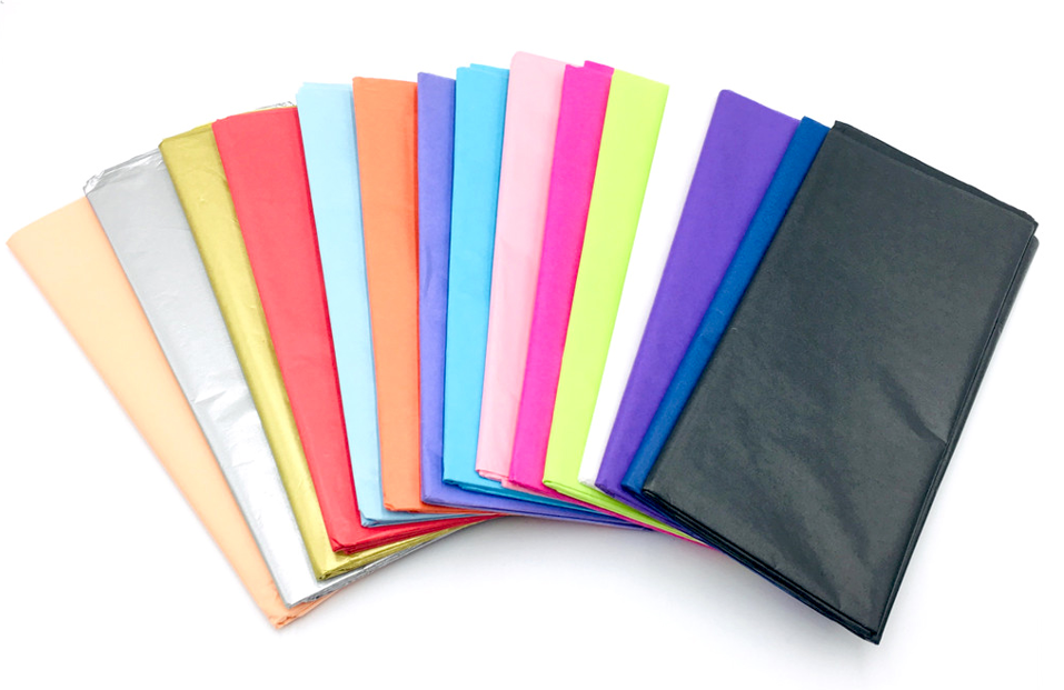 Color, Metallic, and Printed Tissue Paper