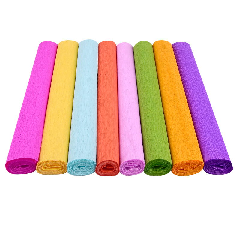 Color Crepe Craft Paper Rolls