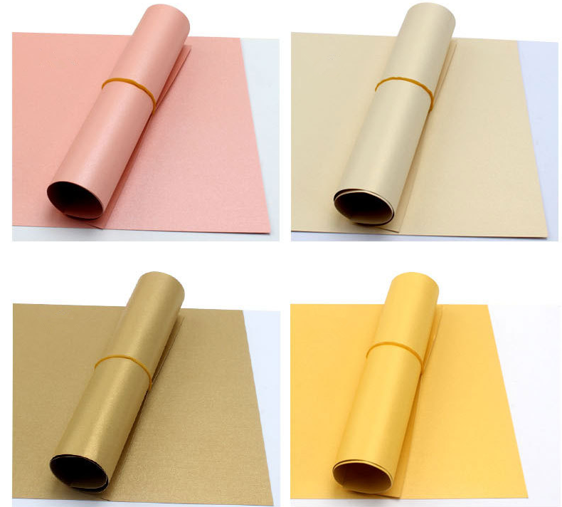 Pearlescent Metallic Paper for Wrapping, Crafts, and Stationery
