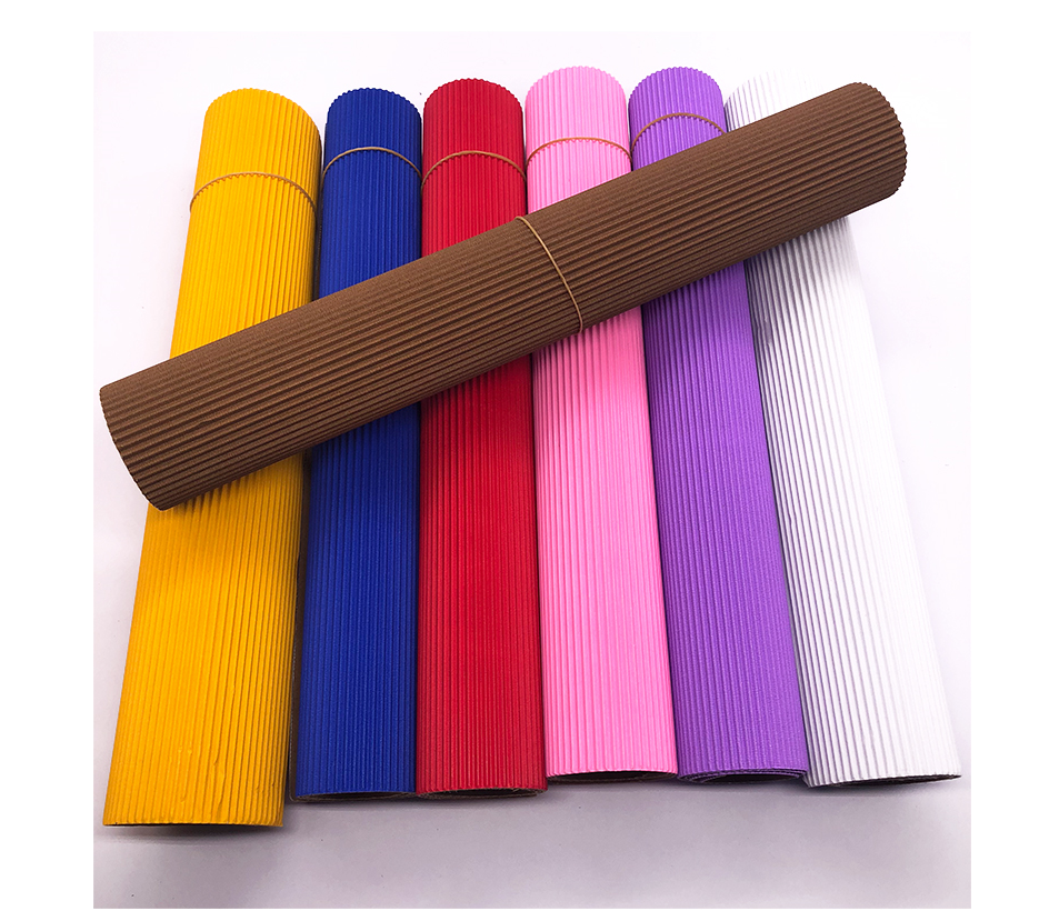 Fluorescent and Metallic Corrugated Craft Paper