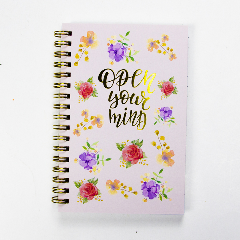 A5 Spiral Notebook with Hot Stamped Cover