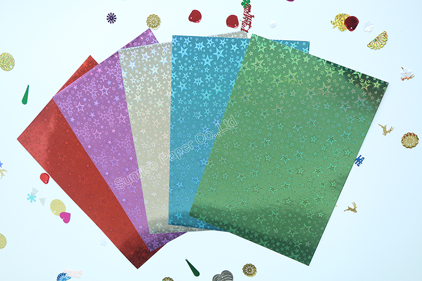 Holographic Cardboard Sheets