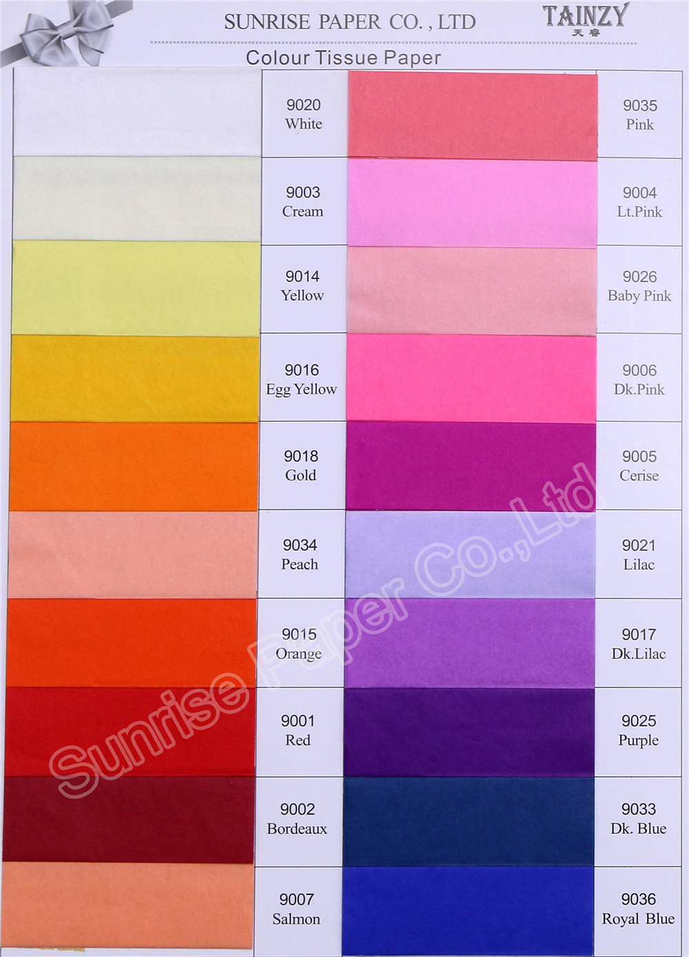 Color Tissue Paper