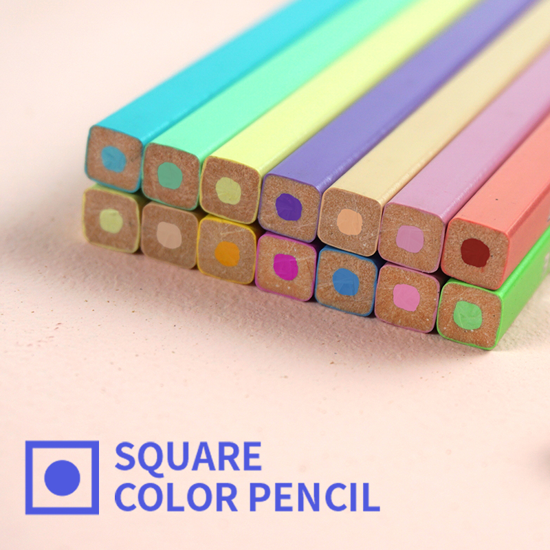 Pastel Colored Pencils for School and Office