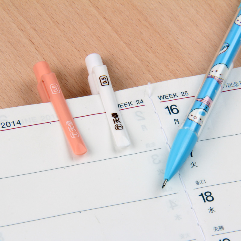 Mechanical Pencil with Transfer Film and Long Upper Pen Clip
