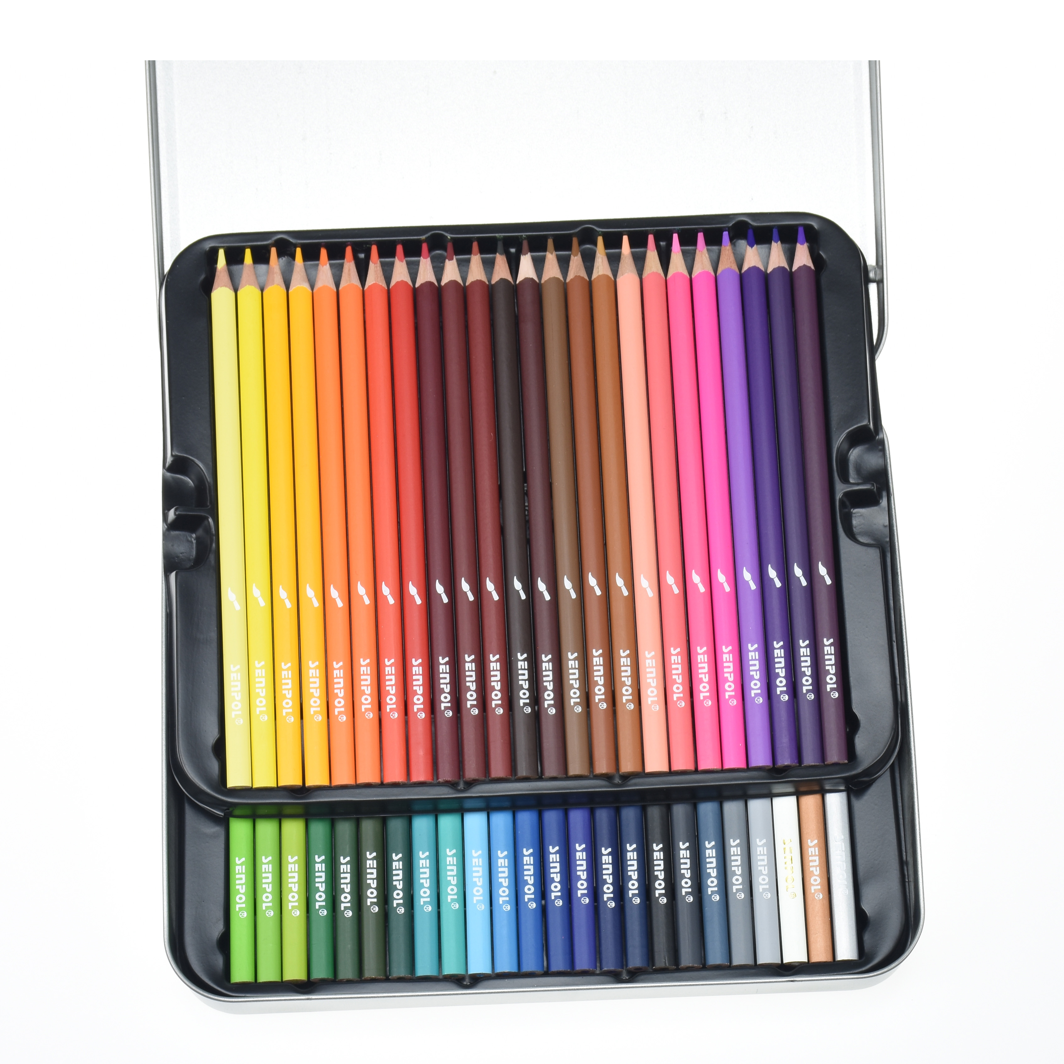 Water-soluble color pencils