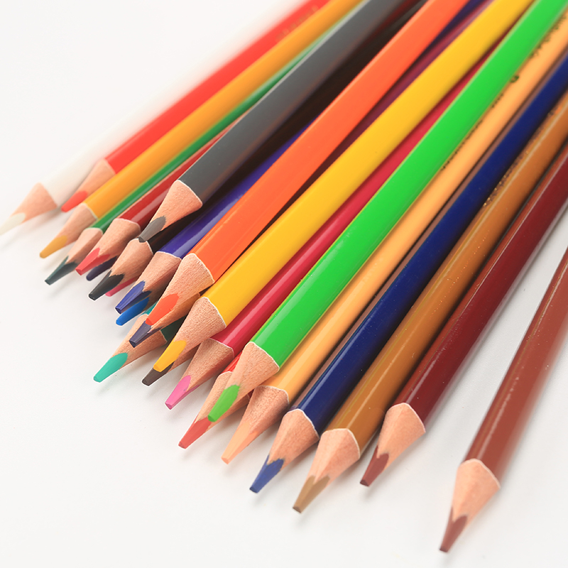 Color Pencils with Break-Resistant Lead