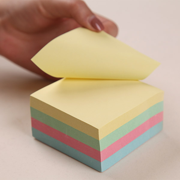 Sticky Note Cube, 76x76mm, 400 Sheets