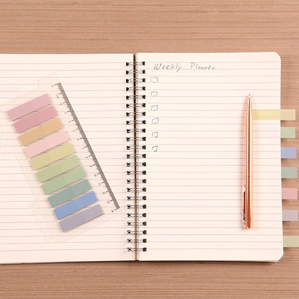 Writable Sticky Index Tabs - 10 Colors