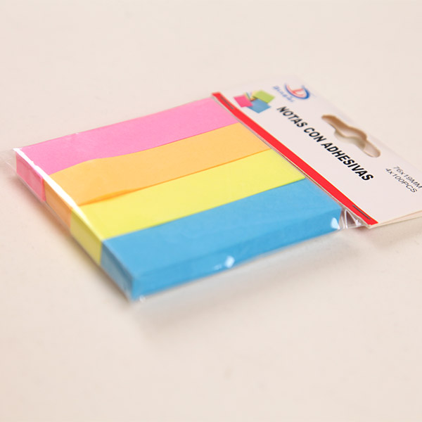 Pack of 4 Colorful Sticky Notes