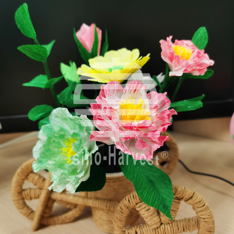 Flower Crepe Paper for Handicrafts and Decorations