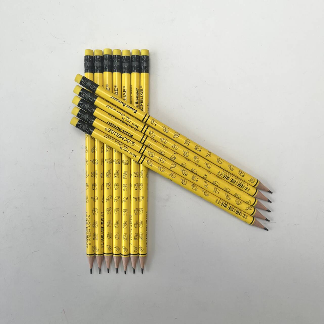 Dipped top finger alphabet pencil