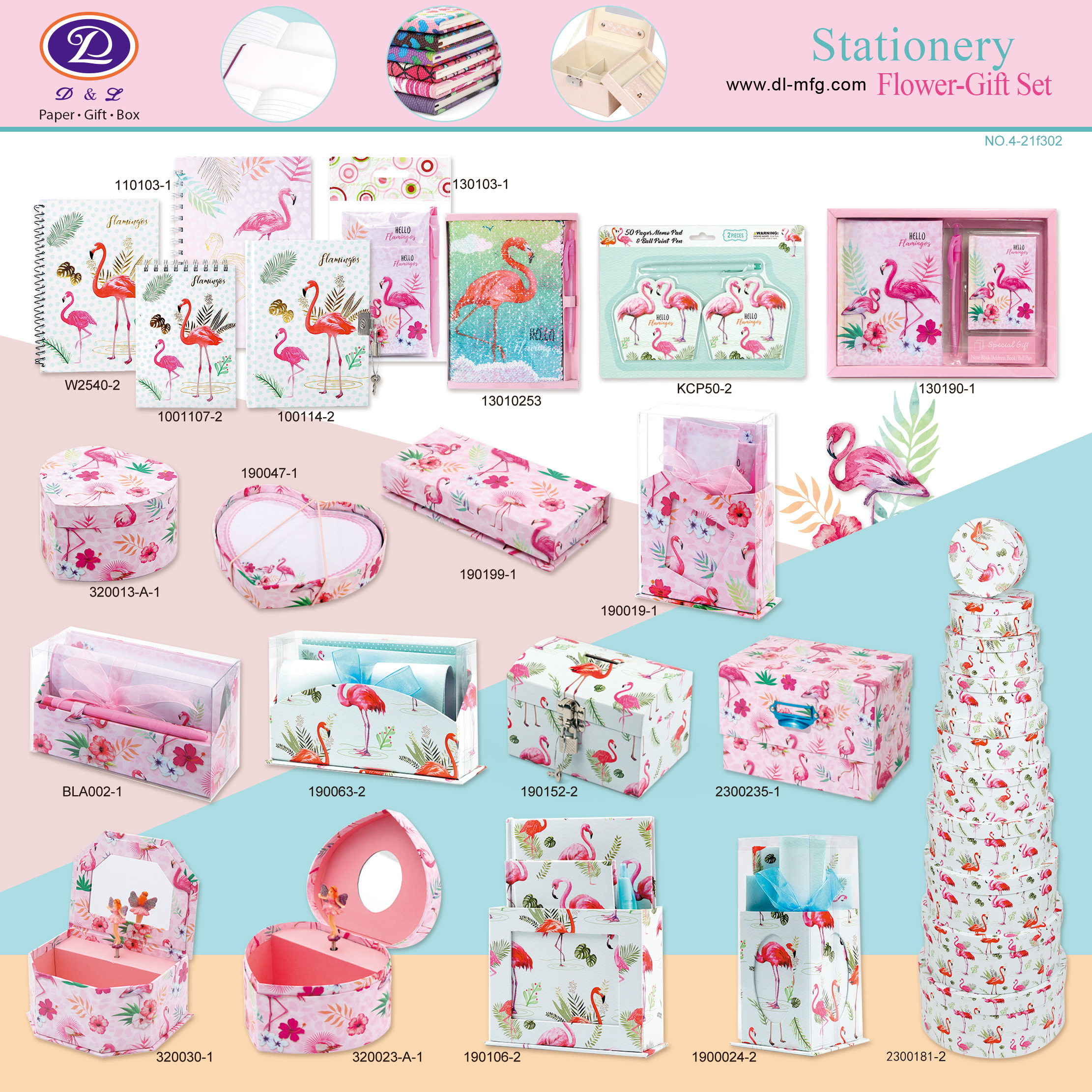 Stationery Gift Set: Notebooks and Storage Boxes