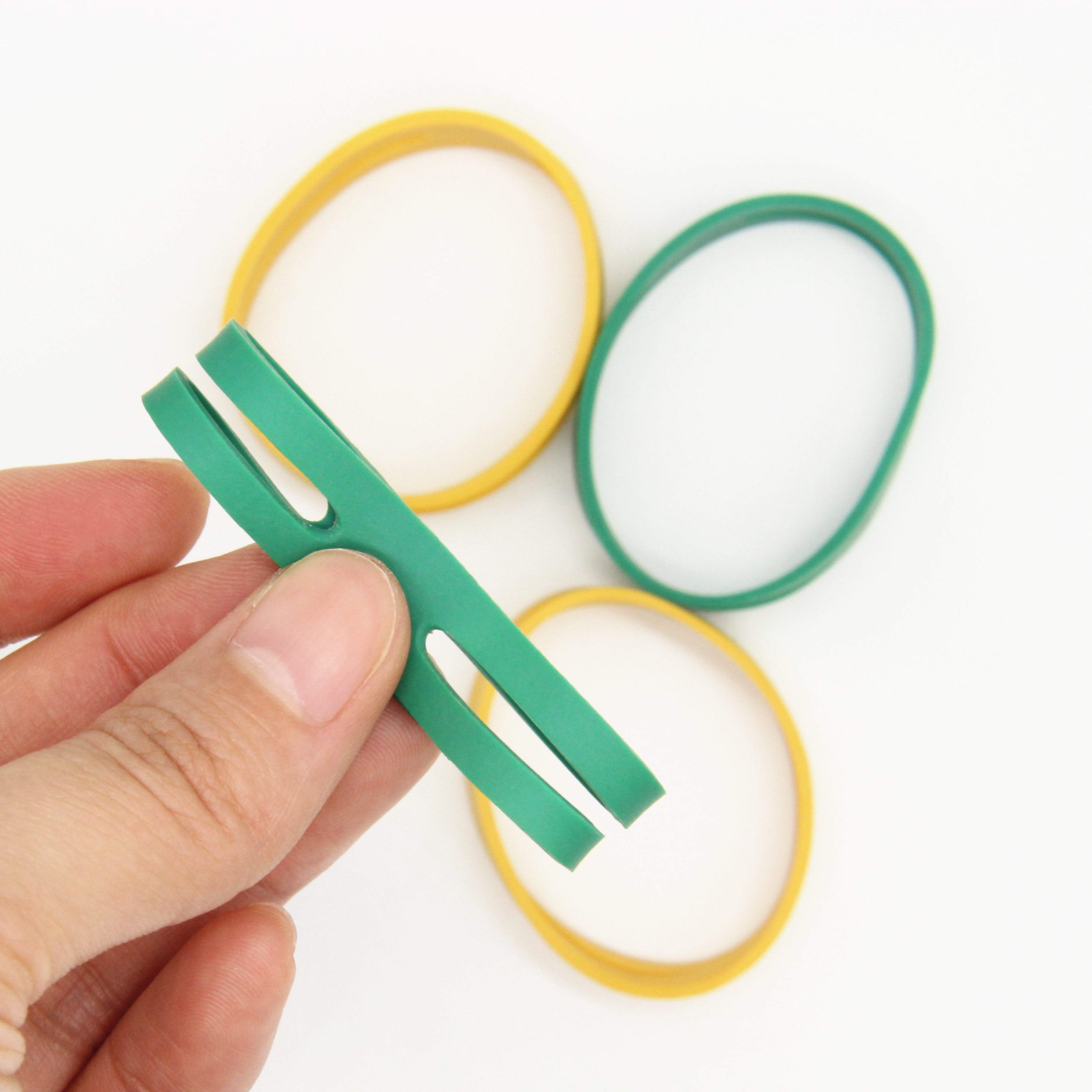 Assorted Color Rubber Bands - X, Cross, and H Bands