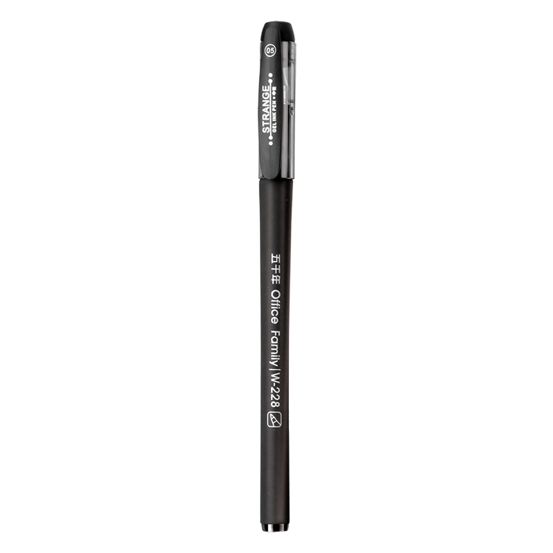 Gel Ink Pen W-228 with Rubber Finish and Metal Design
