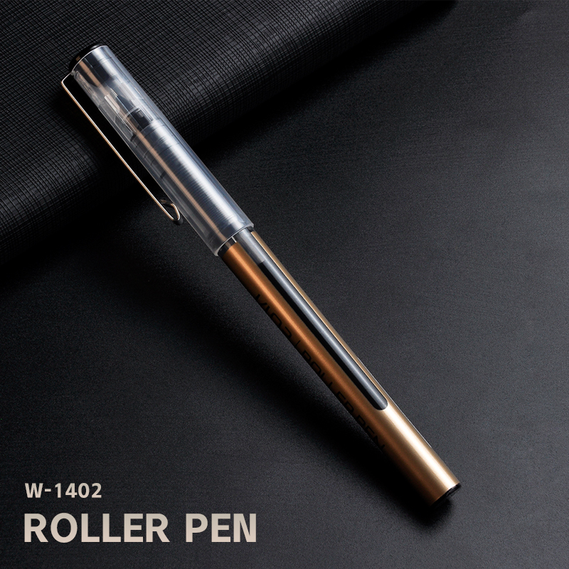 Liquid Roller Pen with Metal Design