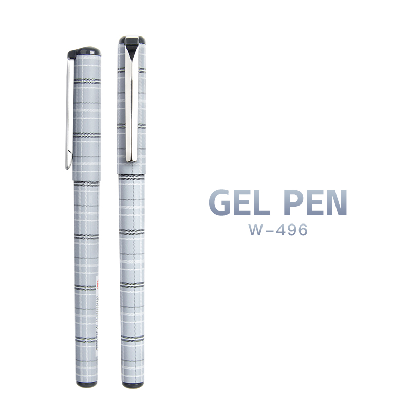 Gel ink pen with Swiss titanium steel tip