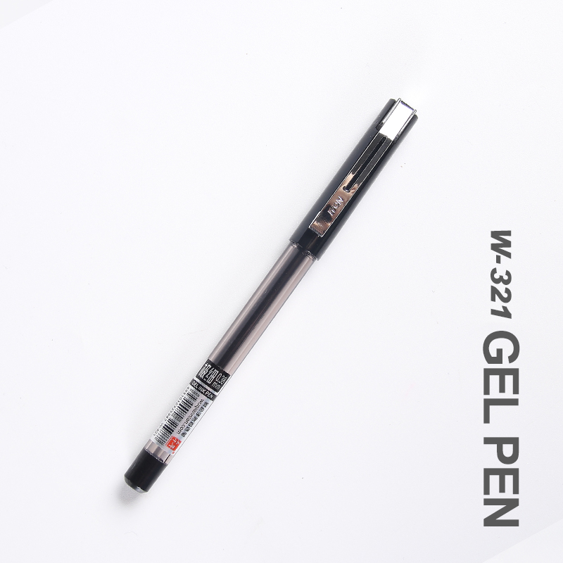 Gel ink pen with Swiss titanium steel tip