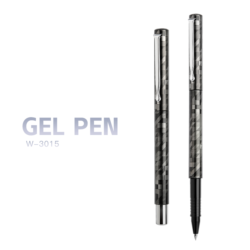 Gel ink pen with titanium steel tip